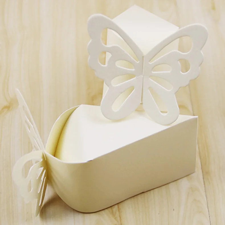 Customized Creative Butterfly Pearlescent Small Cake Packaging Carton