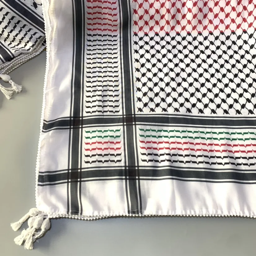 Hot Selling Shemagh Arab Scarf Men In Four Season Palestine Scarf  Wholesale Of Black Arafat Scarf For Men