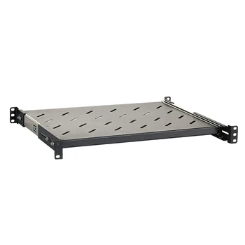 Fixed Rack Vented Server 1U 19 Inch 4 Post Mount Adjustable from sliding shelf