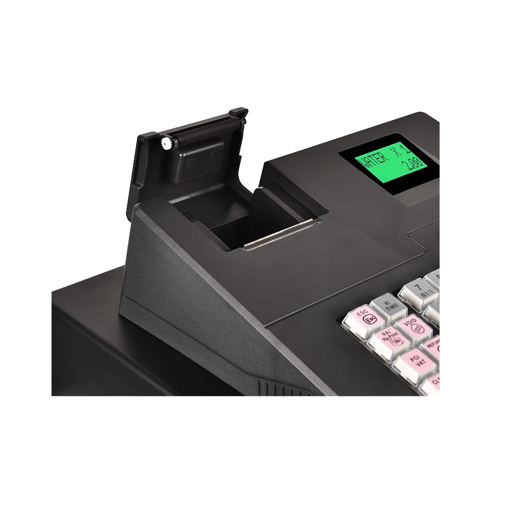 Electronic Cash Register Supermarket Cashier Payment POS Terminal Machine with 58mm Printer ECR600