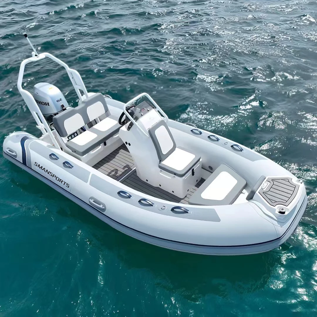 Морской класс алюминиевый корпус надувной роскошный спортивный катер 420 см с гиплоном или ПВХ трубкой