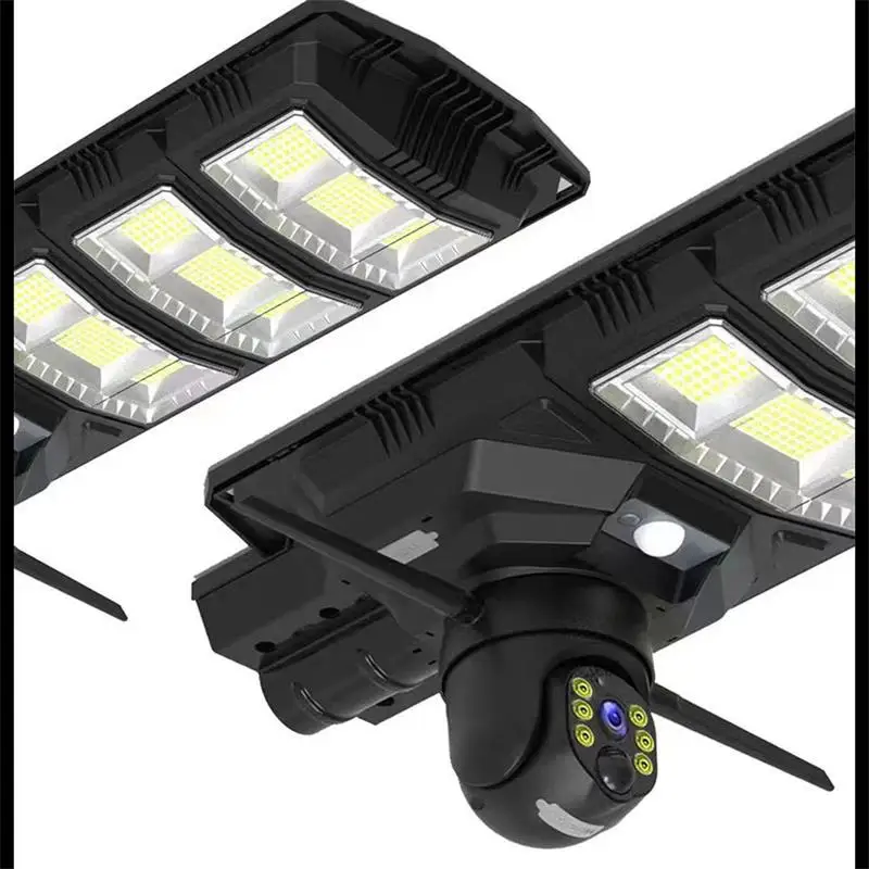 high quality solar power 4g wifi security street light hidden camera street lights solar with camera