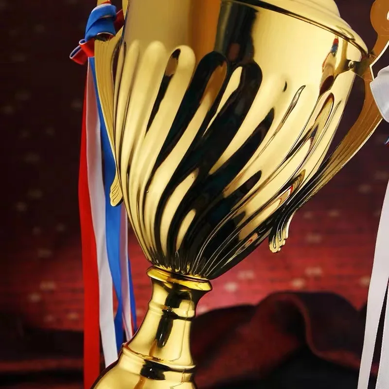 2024 Custom Special Logo Champion Cup Volleyball Basketball Football Trophy Zinc Ally Trophy Cup