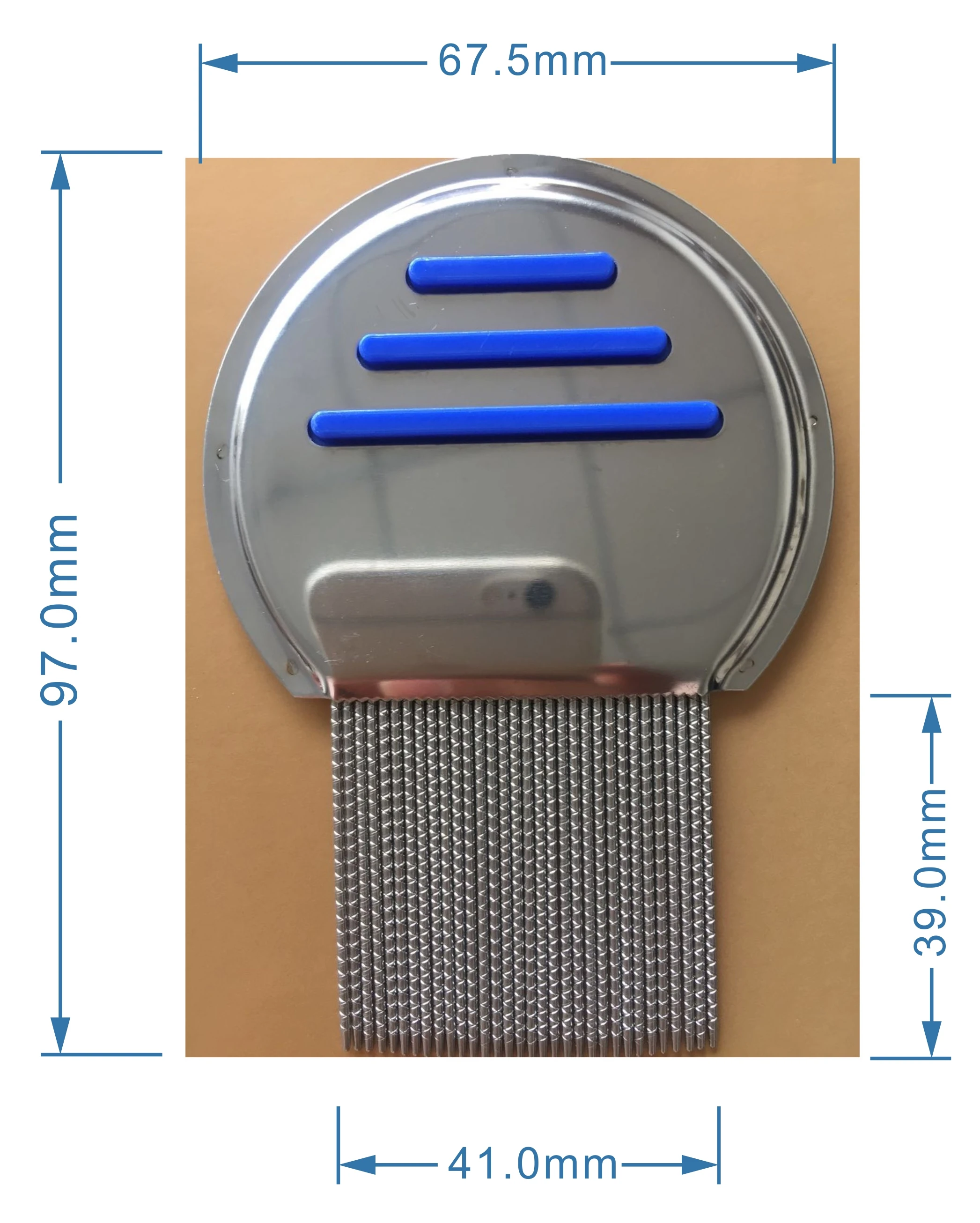 Stainless Steel Professional Nit Free Terminator Lice Combs steel and Head Lice Treatment to Effectively Get Rid of Hair Lice