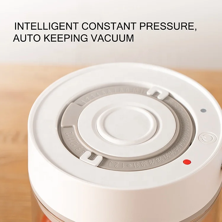 Factory wholesale coffee beans storage jar vacuum container canister with FCC EMC