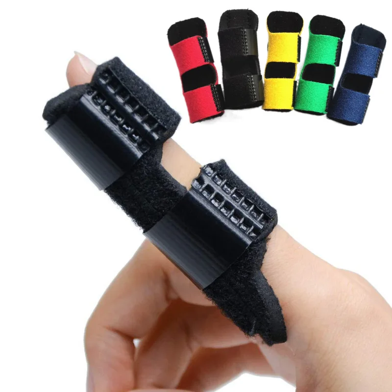 Adjustable Finger Splint Full Hand Wrist Brace Support Locking Straightener Foam Finger Splint