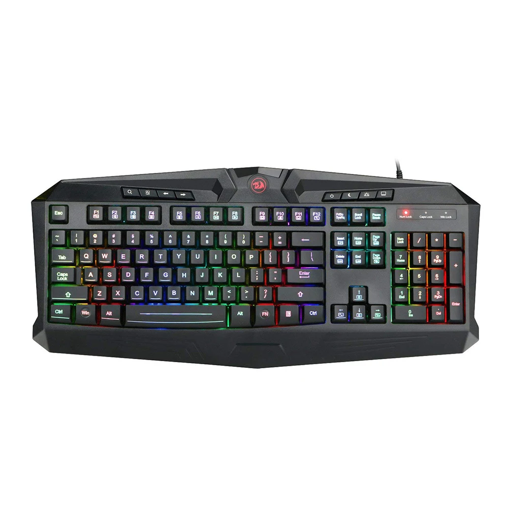 Заводская распродажа K503RGB программируемая Usb Проводная клавиатура с 104 клавишами светодиодная Rgb полноцветная игровая