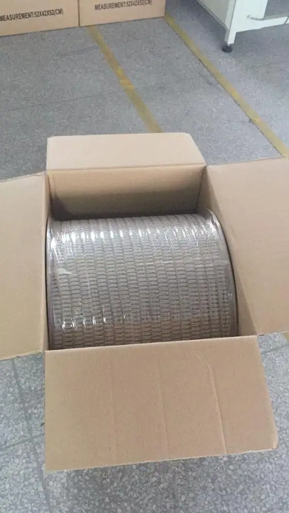 2020 Promote Factory Directly Sales Price! Nylon Coated Double Loop Spiral Wire Roll