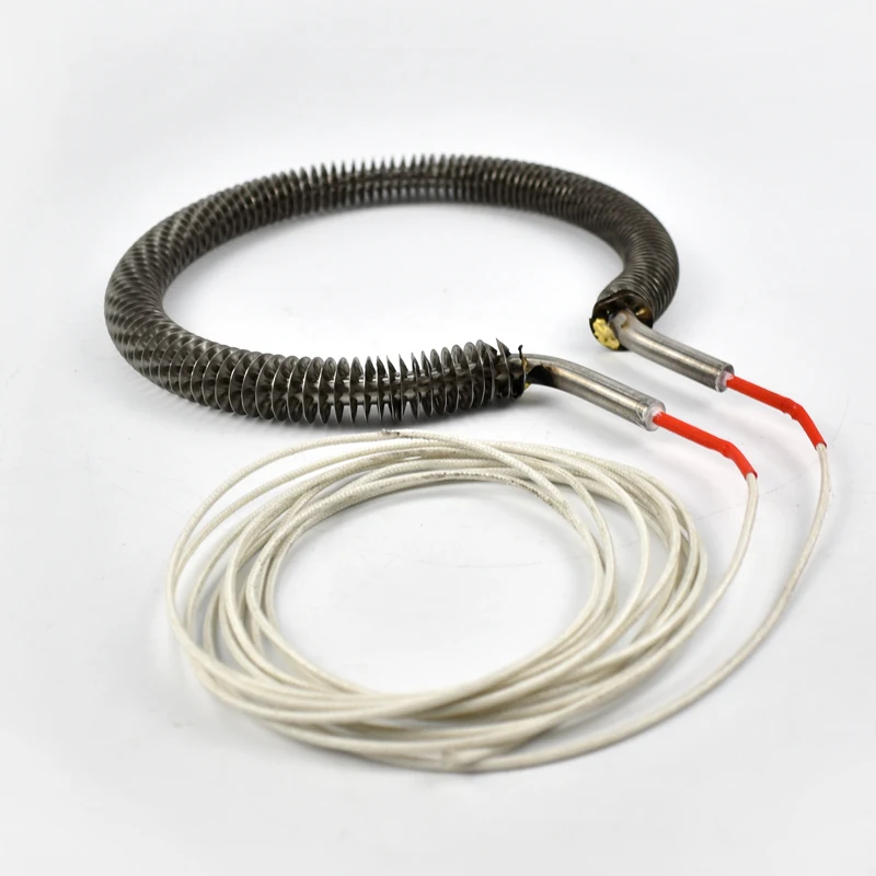 400v 1900w Stainless Steel Resistance Source Type Tubular Electric Air Coil Finned Air Dry Heater Heating Tube Elements