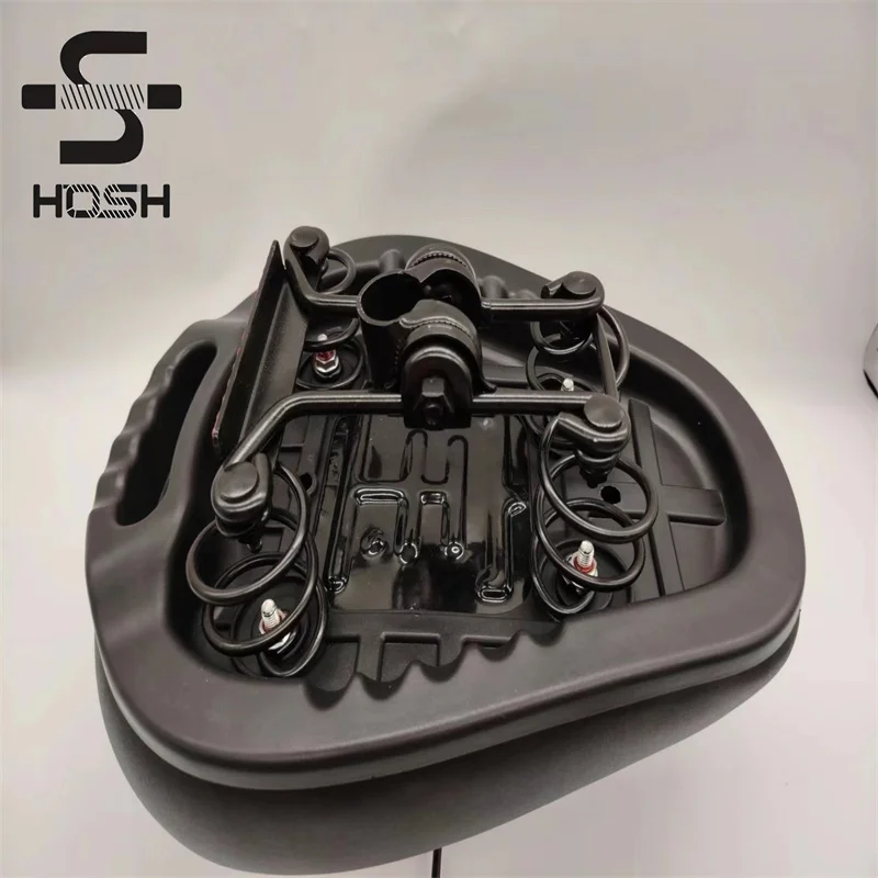 HOSH  Wholesale E-bike Saddle Comfortable Wide Cushion Cycling Seat  bicycle accessories with 4 Absorbing Shock Springs