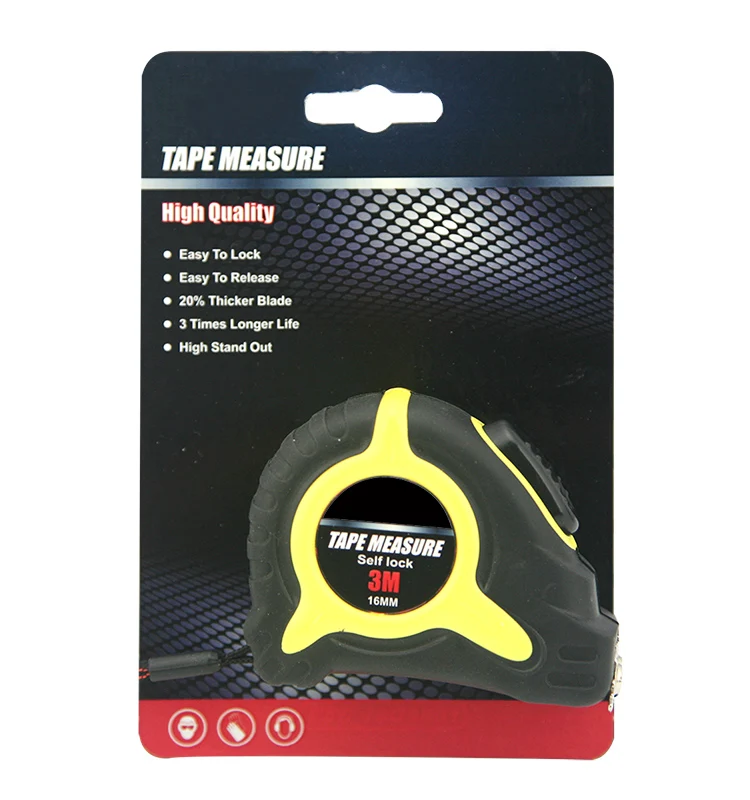 
3 meters Metric & 10FT Self Lock Tape Measure/Measuring Tape 