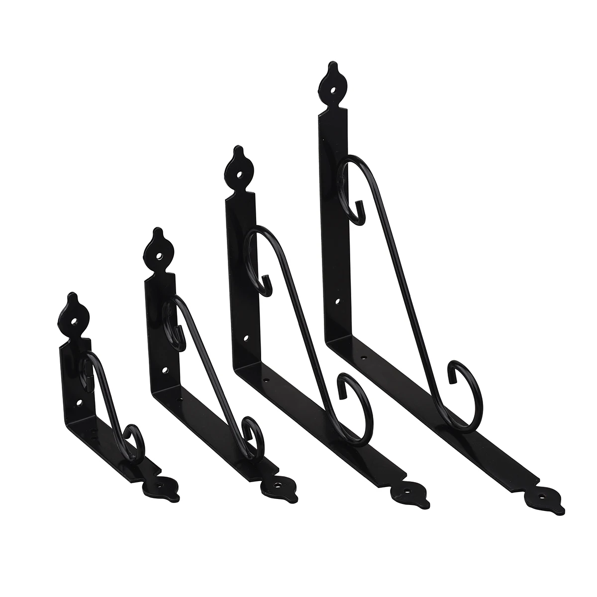 New Original Iron Wall Mount Shelf Bracket for Wood Support
