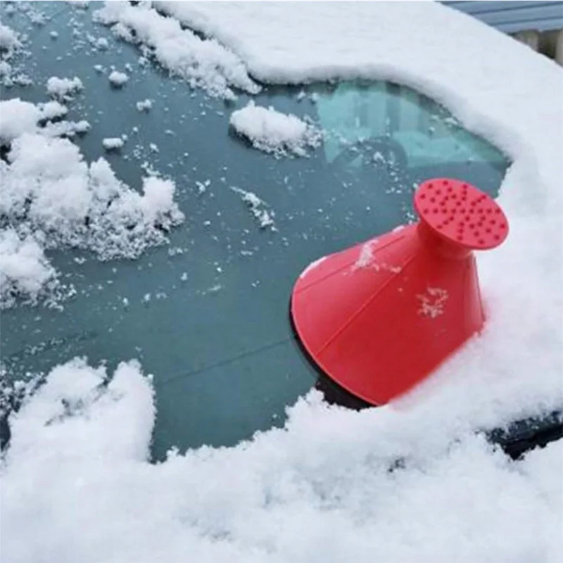 Car Window Windshield Ice Scraper Car Ice Scraper For Frost Snow Slush Scraper Oil Funnel Snow Remover Shovel