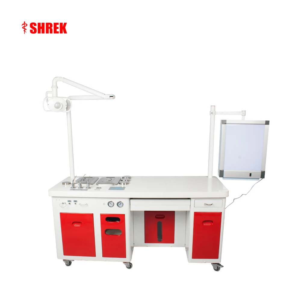 Completed ENT treatment working table ENT Examination unit with chair