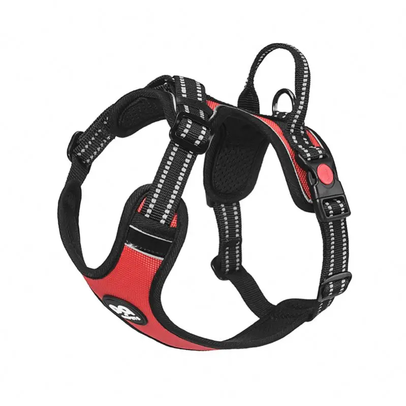 China Factory Nylon Easy Adjustable Dog Reflective Pet Harness