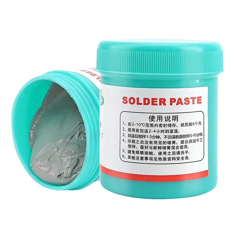 ZX High-Temperature Sn96.5Ag3Cu0.5 Solder Paste Lead-Free Silver-Containing for SMT Patch and PCB Welding Tin Material