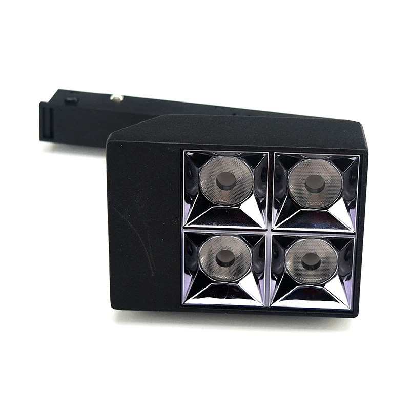 Трековый светильник ETL DLC 8 Вт/Triac с регулируемой яркостью, светодиодный Трековый светильник с магнитной всасывающей головкой