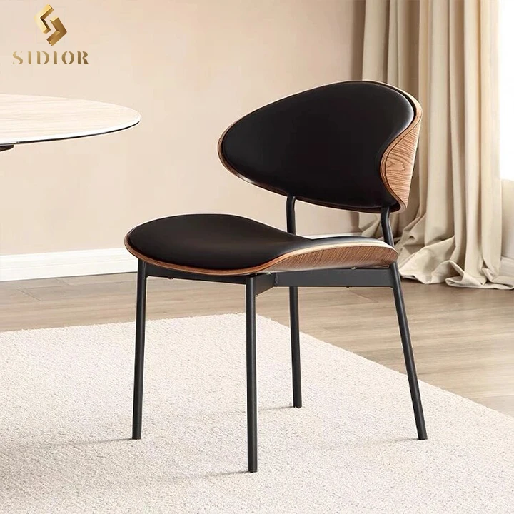 Modern hotel luxury dinning room chair set for furniture metal stainless steel black velvet tufted restaurant dining chair