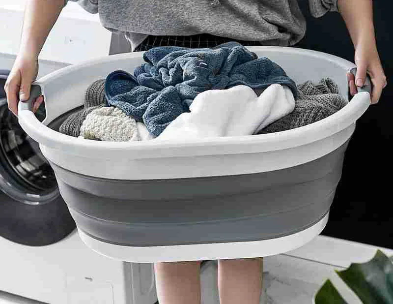 Manufacturer Firect Folding Wash Basin Children Bathtub Oversize Floor-Cleaning Basket Plastic Basin Wash Basin