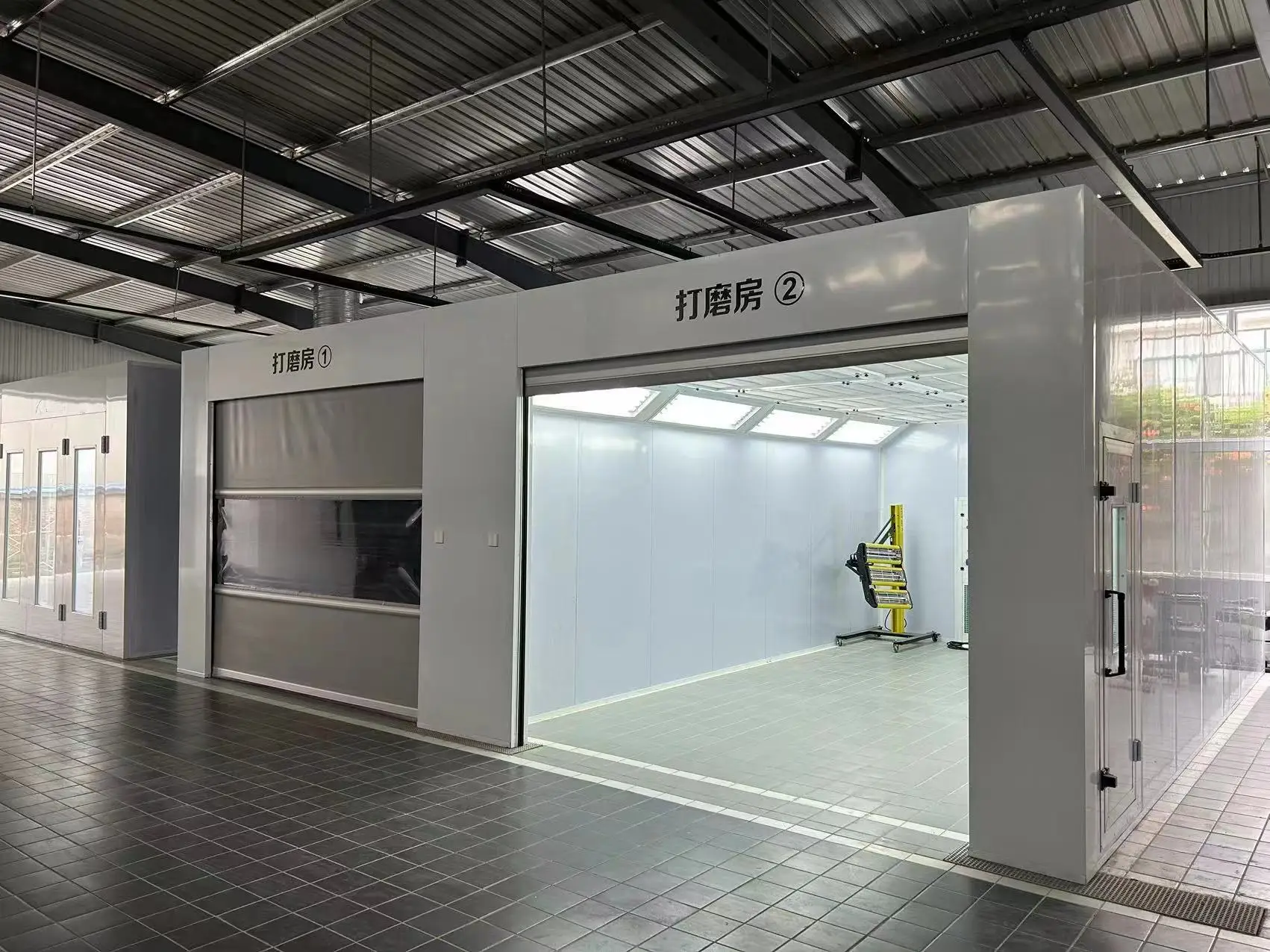 Customized Spray Booth Prep Room Prep Station Paint Booth Sheet Metal Repair Painting Line