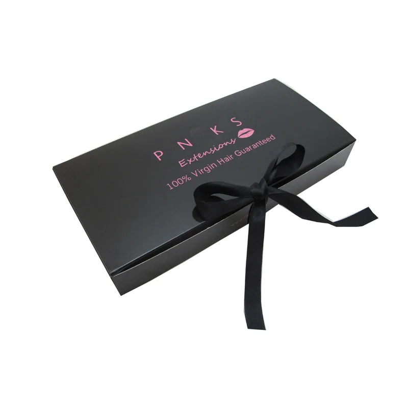 Minimum order quantity 20pieces biodegradable packaging crochet hair extensions box braids