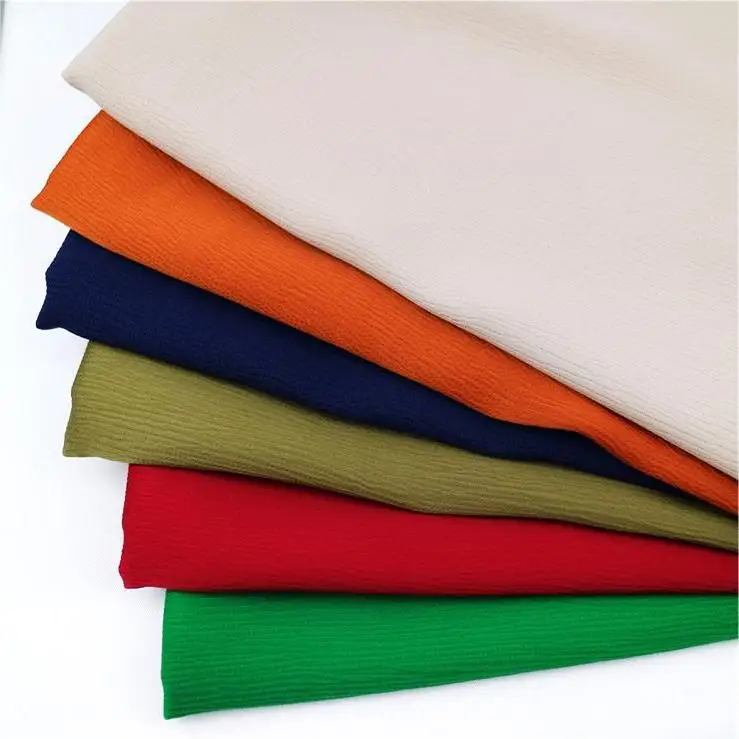 Cozy 95% Polyester 5% Spandex Cloth Plain Woven Charmeuse Satin Fabric
