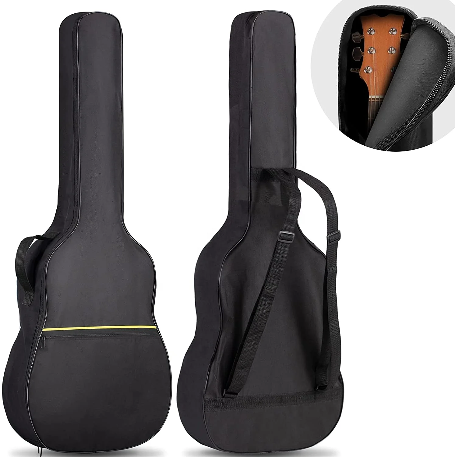 Acoustic Guitar Dust Cover Soft Guitar Bag Guitar Cover Gig Bag, No Padding