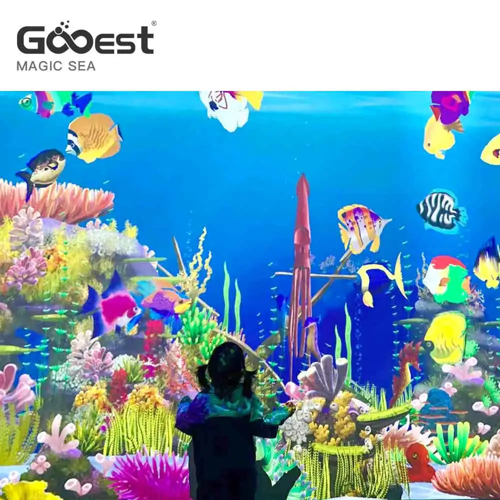 2023  new product interactive wall games drawing  wall  for playground