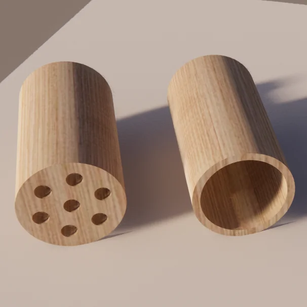 Factory Custom Free Sample Smoking Filter Tip Tobacco Pre Rolled Filter Tips 6mm Flat Mouth Round Mouth Wooden Filter Tip