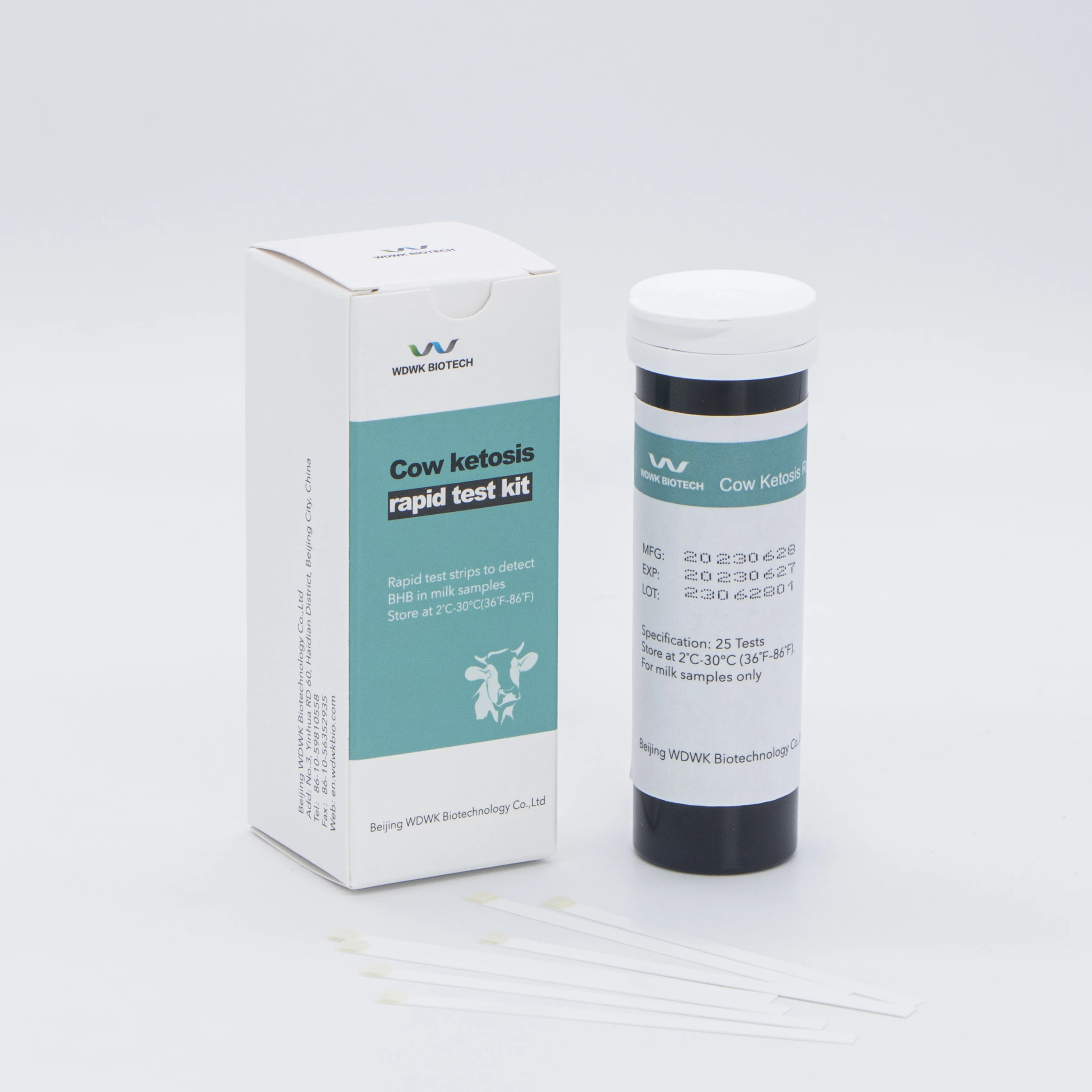 Test Strips for Glucose in Milk Milk Security Tests