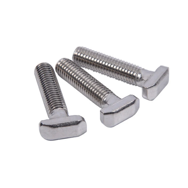 high quality rectangle square head t shape bolt stainless steel hammer head bolts