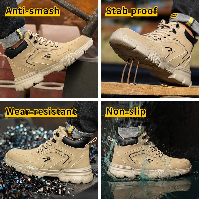 SHIELD Fashion Customizable Sports Safety Shoes Breathable Comfortable Lightweight Rubber and Plastic Out Sole Safety Shoes