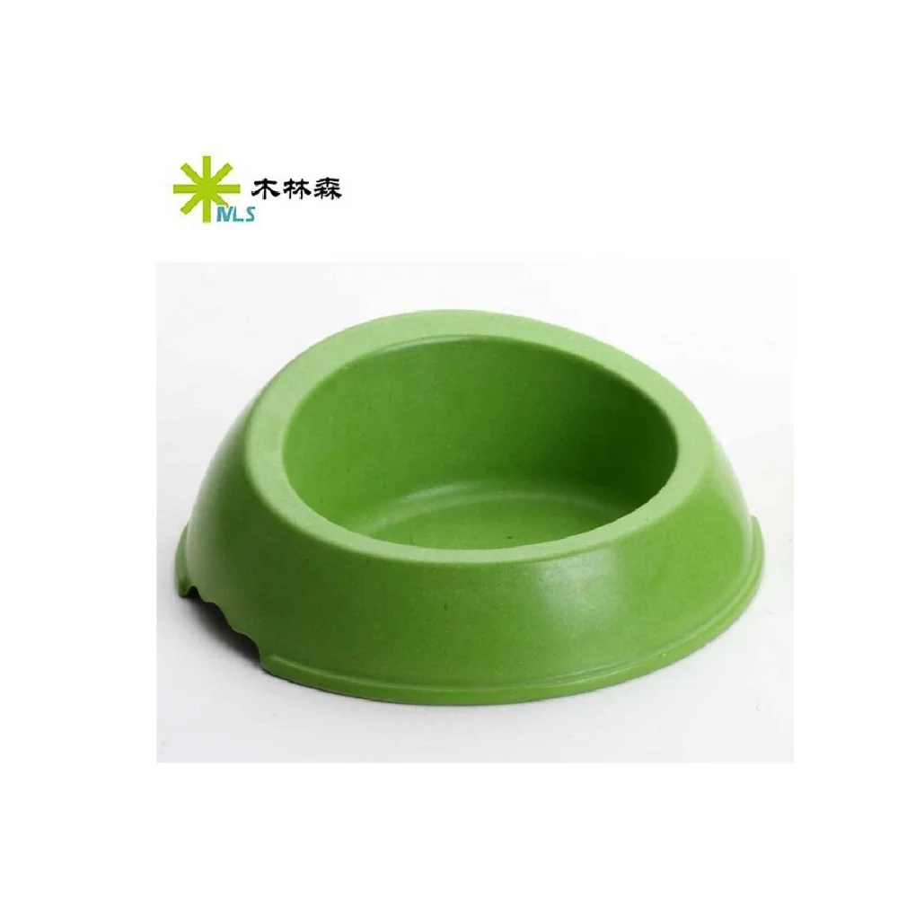 Customer printed bio bamboo fiber pet dog bowl