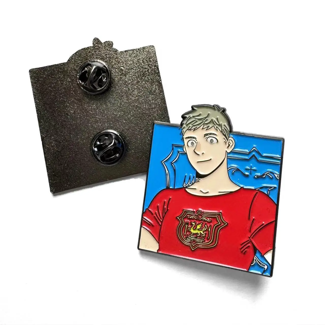 Wholesale Cheap Price Anime Metal Crafts Soft Enamel Pins Black Nickel Plating Badges