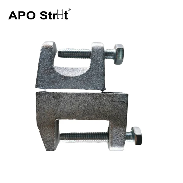 Высшее качество 1/4in ковкого чугуна нержавеющей Универсальный деревянная балка зажим сталь