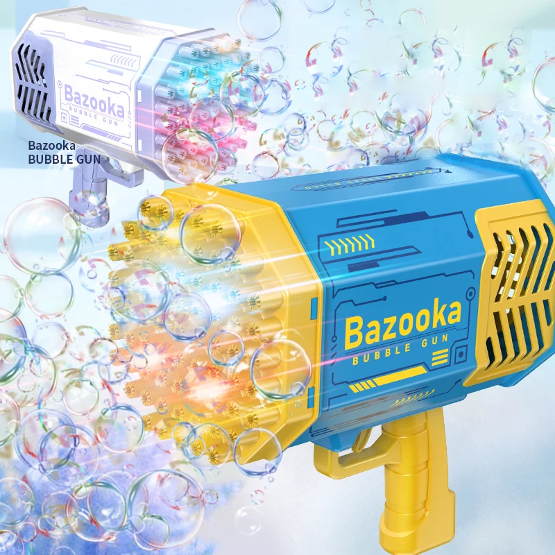 Wholesale Kids Rocket Boom Soap Gatling Bazooka Bubble Machine Gun Bubble Gun Bazooka Toy For Kids