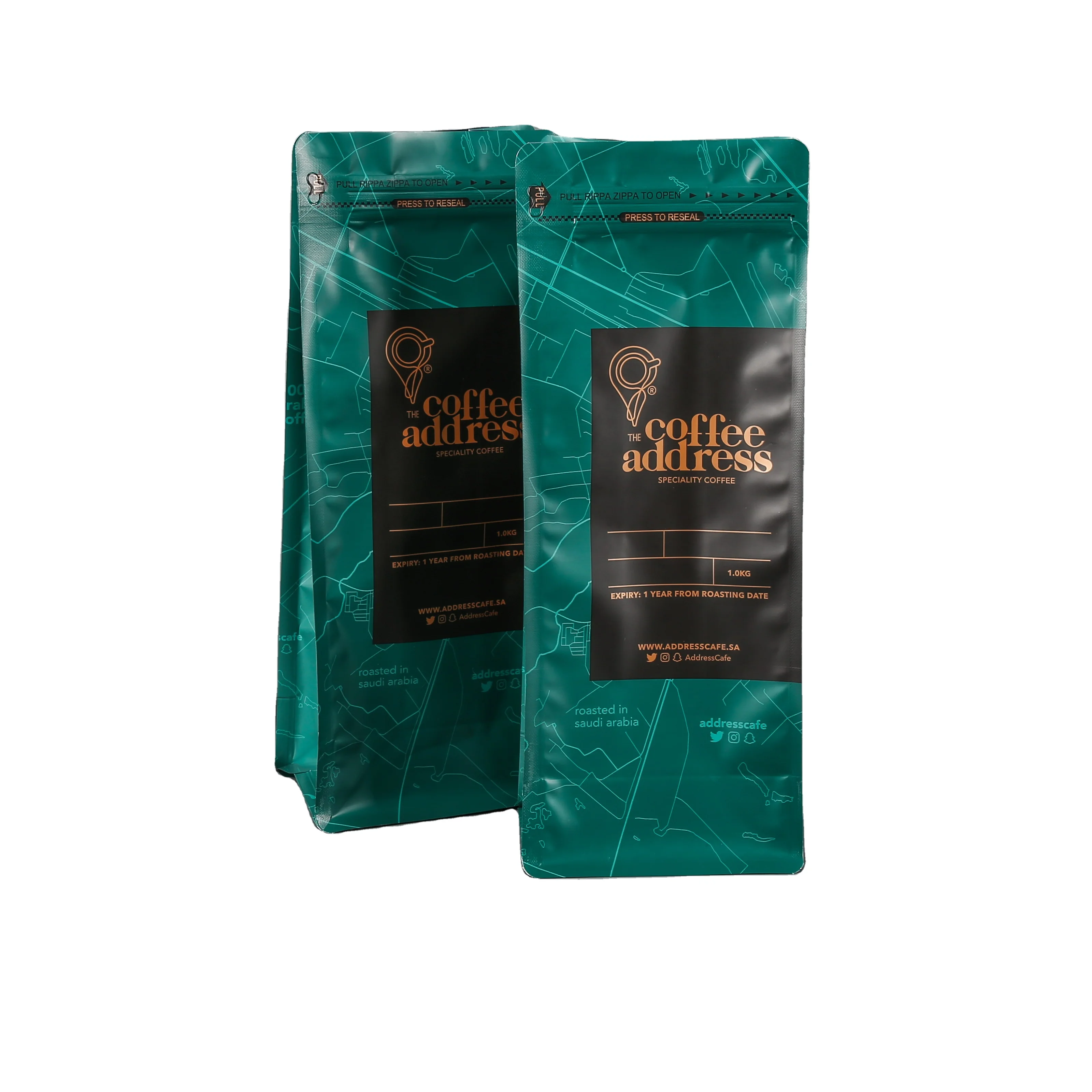 laminated zipper transparent clear fronsted matte hdpe coffee bean packaging bag poland