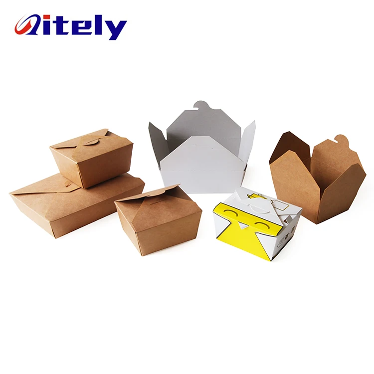 China Manufacturer Fully Automatic Disposable Food Burger Paper Box Making Machines