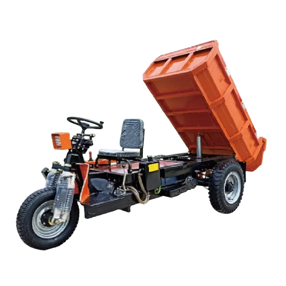 2tons Electric Diesel Heavy Loading Mining Cargo Transport Tricycle for Underground Mine and Construction
