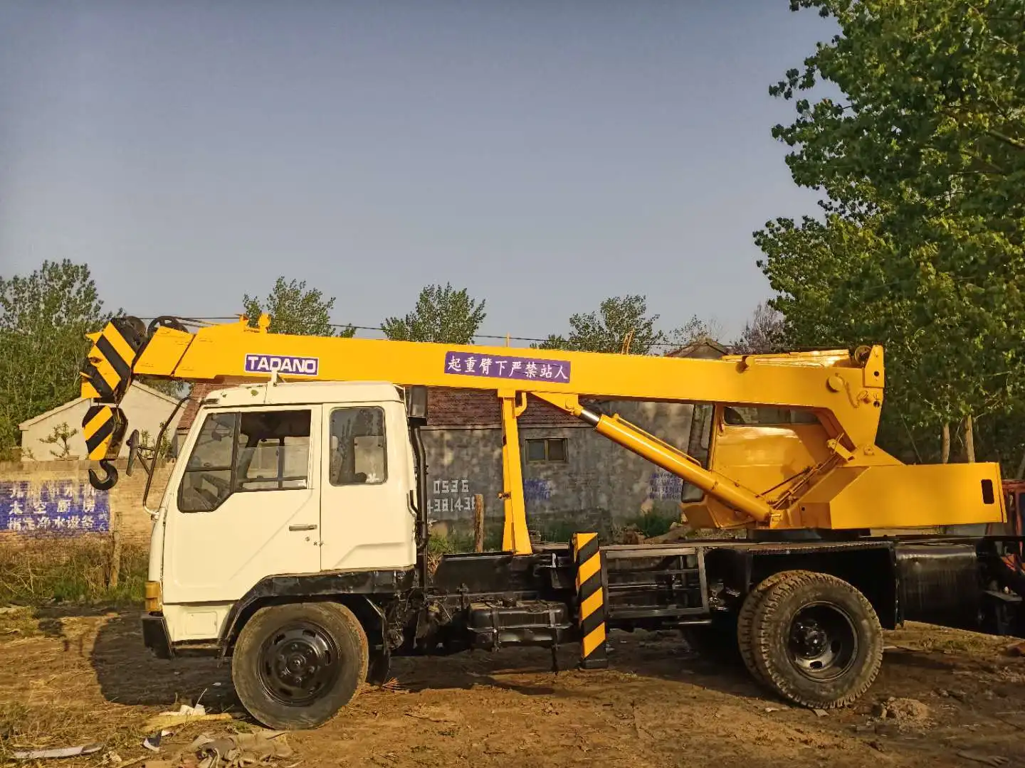 USED  JAPAN  TADANO  8TON   TRUCK  CRANE  SALE