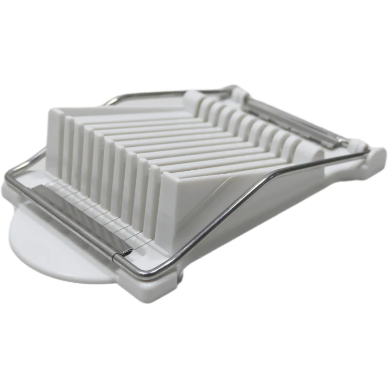 
Dropshipping Kitchen lunch meat slicer 304 reinforced cutting egg cutting tool stainless steel ham fruit slicer 