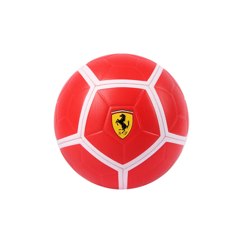 
2021 New Style High Quality Soccer Ferrari Red Size 5 Diamond Texture PU Material Soccer Ball/Football 