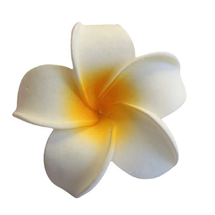 4/5/7/9/11/CM Frangipani Headdress EVA Simulation Hawaiian Frangipani Flowers