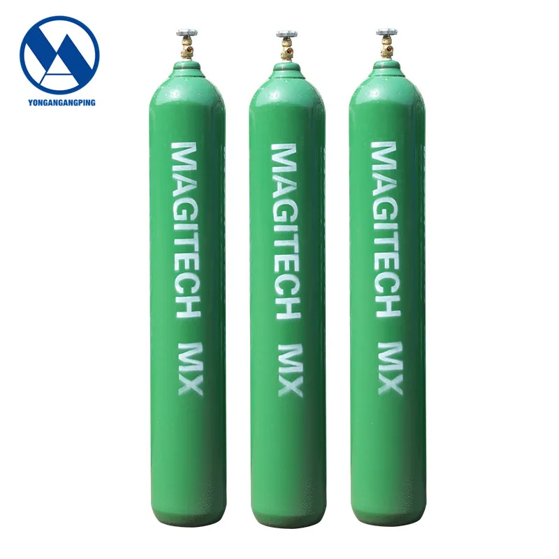 OEM 20L 40L Medical Grade Empty Oxygen Gas Cylinder With High Safety Level Oxygen Cylinder Valve