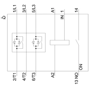 Siemens Motor 3RW3018-1BB14 3RW30 Soft starter, size S00, Screw terminals, with Bypass