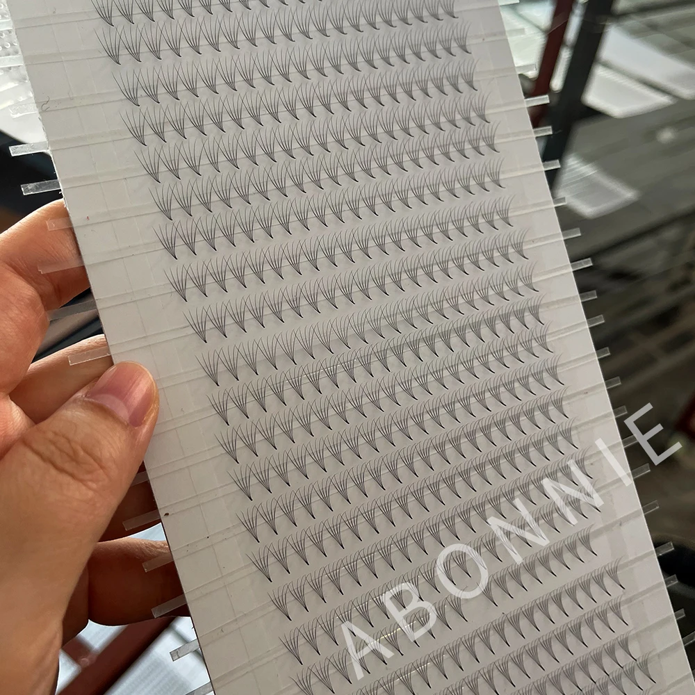 Объемные 3D, 4D, 5D, 6D, 10D точечные готовые вееры, русский объем, накладные ресницы для наращивания, короткий стержень, 10d готовые объемные вееры