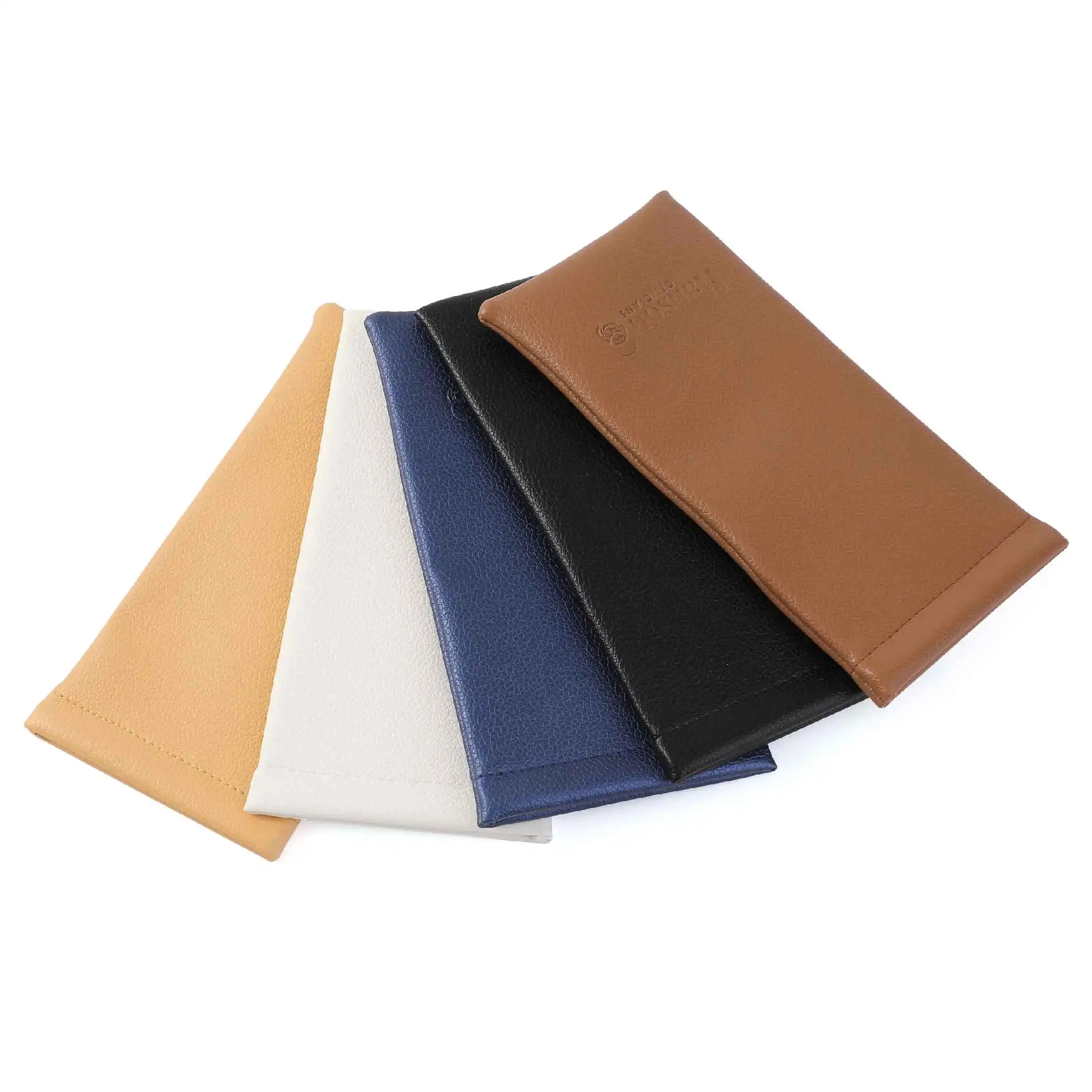 Высококачественный Бархатный Чехол для очков ручной работы из искусственной кожи мягкий чехол солнцезащитных с тисненым логотипом сумка хранения