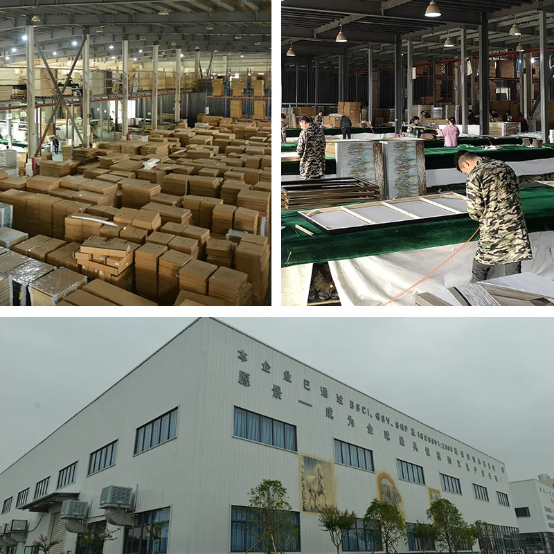 Factory Decorative Painting Spring Trees Abstract Watercolor Artwork Hanging in Living Room