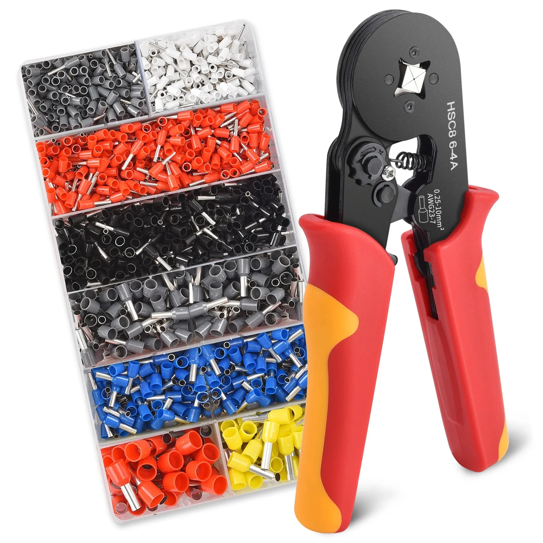 Tubular Terminals Crimping Pliers Wire Mini Ferrule Crimper Tools Household Electrical Kit