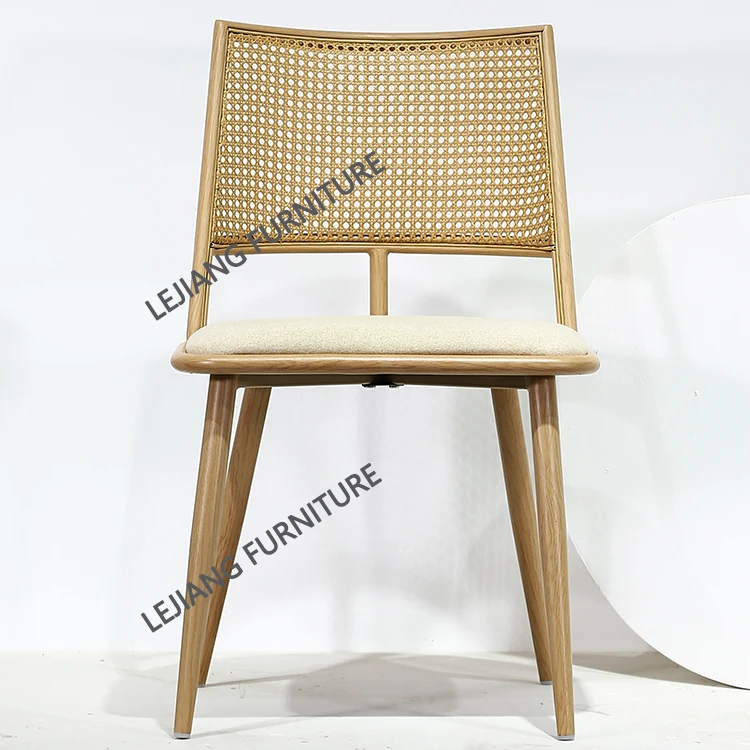 Cheap Wholesale Outdoor Nordic Modern Room Rattan Dinning Restaurant Dining Chair For Dining Table Restaurant Dining Room